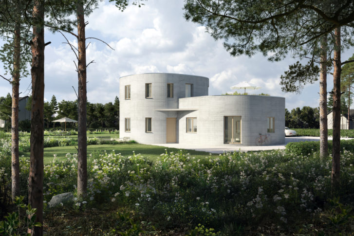 Einfamilienhaus 3D-Drucker