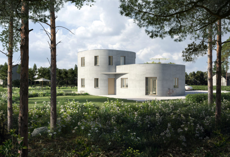 Einfamilienhaus 3D-Drucker