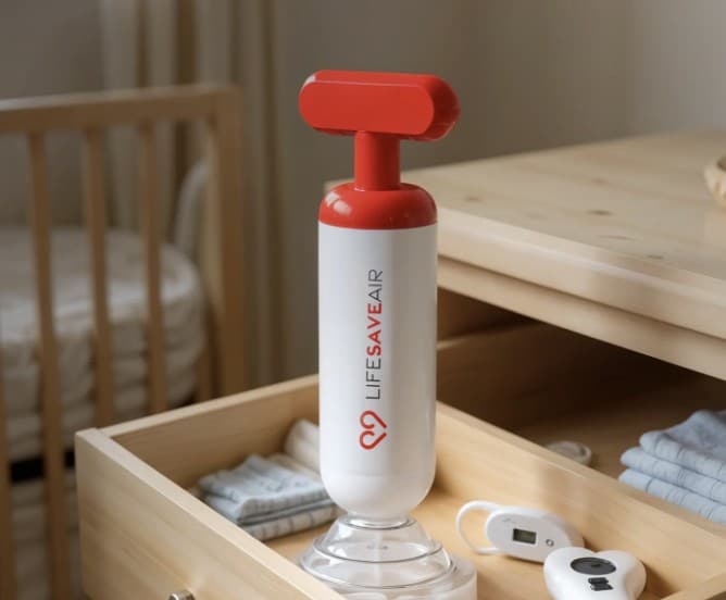 LifeSaveAir Erfahrungen: Das Produkt im Kinderzimmer