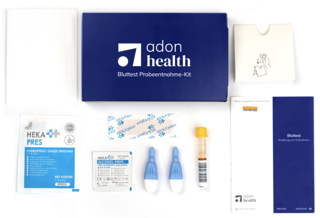Adon Health Erfahrungen: Testkit